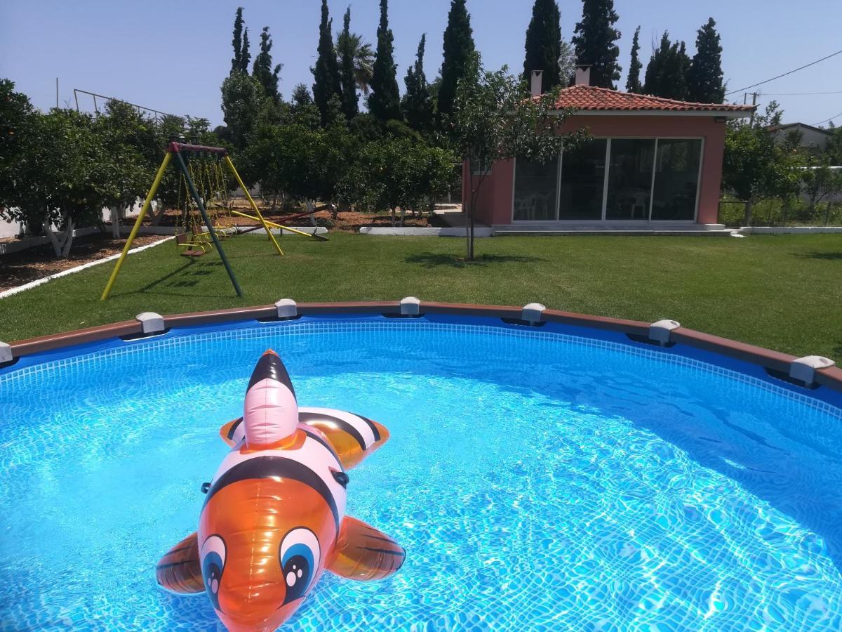 Marathon Beachside Villa 100M From The Beach Schinias Exterior photo