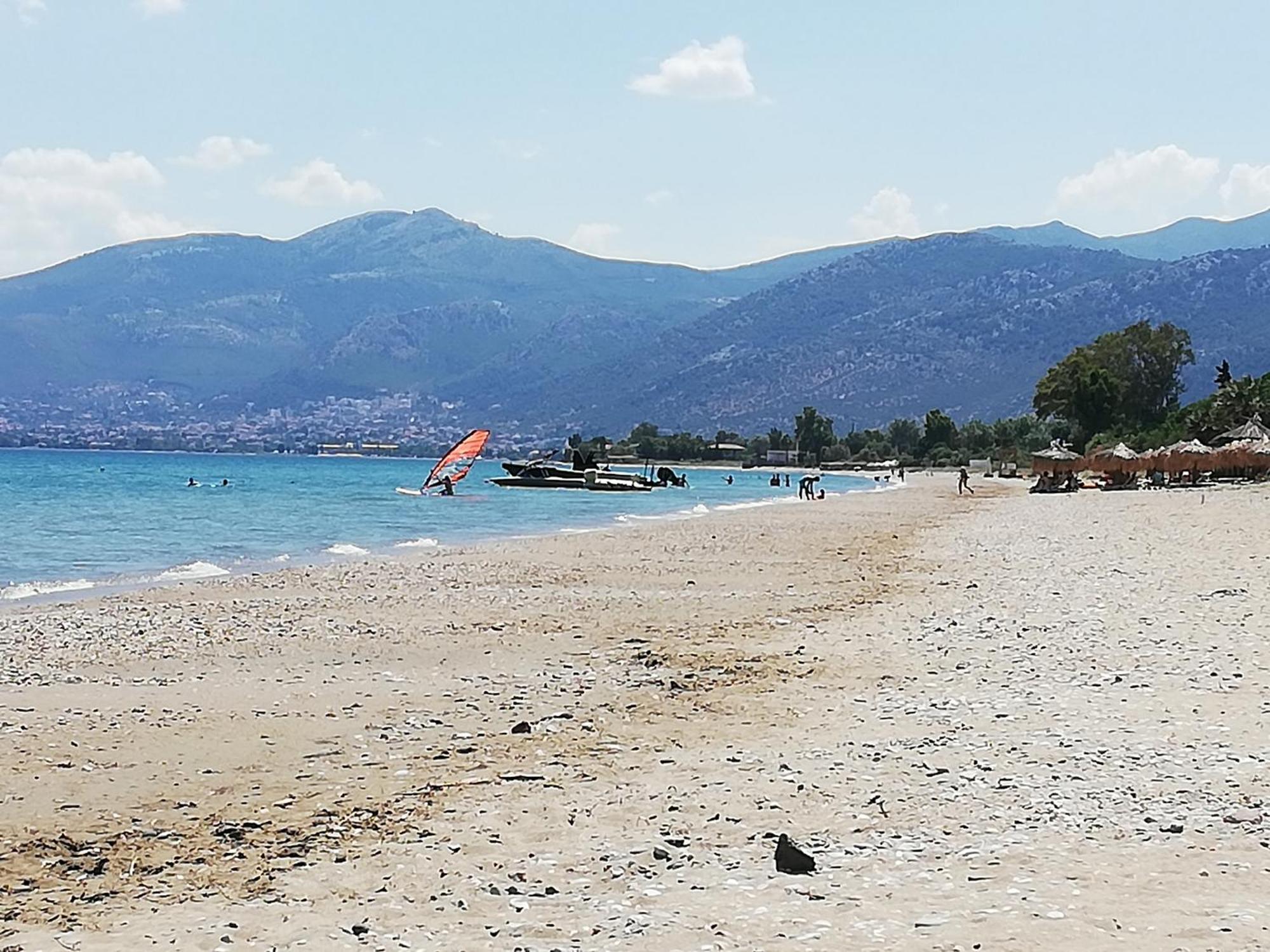 Marathon Beachside Villa 100M From The Beach Schinias Exterior photo