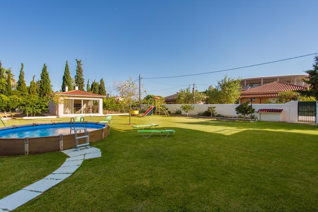 Marathon Beachside Villa 100M From The Beach Schinias Exterior photo